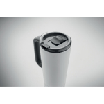 Thermosbeker met dubbele wand en ingebouwde speaker 700 ml kleur wit