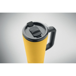 Thermosbeker met dubbele wand en ingebouwde speaker 700 ml kleur geel