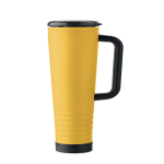 Thermosbeker met dubbele wand en ingebouwde speaker 700 ml kleur geel