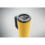 Thermosbeker met dubbele wand en ingebouwde speaker 700 ml kleur geel