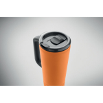 Thermosbeker met dubbele wand en ingebouwde speaker 700 ml kleur oranje
