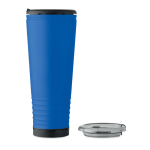 Thermosbeker met dubbele wand en ingebouwde speaker 700 ml kleur koningsblauw