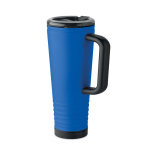 Thermosbeker met dubbele wand en ingebouwde speaker 700 ml kleur koningsblauw