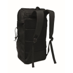 Sportieve RPET 600D rugzak met reflecterende details 15 L kleur zwart tweede weergave