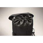 Sportieve RPET 600D rugzak met reflecterende details 15 L kleur zwart foto bekijken vijfde weergave