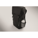 Sportieve RPET 600D rugzak met reflecterende details 15 L kleur zwart foto bekijken zesde weergave