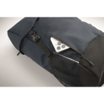 Sportieve RPET 600D rugzak met reflecterende details 15 L kleur blauw foto bekijken achtste weergave