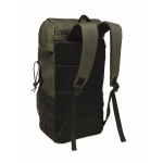 Sportieve RPET 600D rugzak met reflecterende details 15 L kleur donkergroen tweede weergave