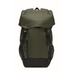 Sportieve RPET 600D rugzak met reflecterende details 15 L kleur donkergroen derde weergave