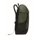 Sportieve RPET 600D rugzak met reflecterende details 15 L kleur donkergroen