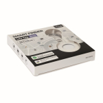 Tracker als sleutelhanger met PU anti-verlies hoesje kleur wit