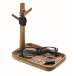 Acaciahouten tray om mee te nemen en voor kleine spullen kleur hout hoofdweergave tweede weergave