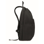 Urban RPET-rugzak met gewatteerd laptopvak 15'' kleur zwart