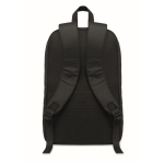 Urban RPET-rugzak met gewatteerd laptopvak 15'' kleur zwart