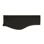 Zachte fleece hoofdband voor koude 280 g/m² kleur zwart derde weergave