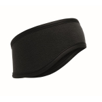 Zachte fleece hoofdband voor koude 280 g/m² kleur zwart zesde weergave