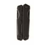 Opvouwbare multitool van aluminium en RVS, 13-in-1 met etui kleur zwart tiende weergave