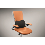 Ergonomisch lendenkussen van traagschuim kleur zwart foto bekijken derde weergave
