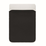 Neopreen laptophoes van 3 mm dik, formaat voor 16'' kleur zwart derde weergave