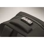 Reisrugzak van RPET-polyester met laptopvak 20L kleur zwart foto bekijken zesde weergave