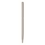 Gerecyclede aluminium pen met chromen clip kleur mat zilver vijfde weergave