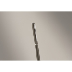 Gerecyclede aluminium pen met chromen clip kleur titanium foto bekijken tweede weergave