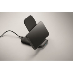 Opvouwbare draadloze oplaad-standaard met USB-C opladen 15W kleur zwart foto bekijken zevende weergave