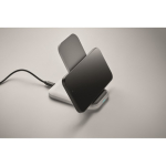 Opvouwbare draadloze oplaad-standaard met USB-C opladen 15W kleur wit foto bekijken zevende weergave