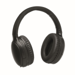 Opvouwbare draadloze koptelefoon met microfoon en handsfreefunctie kleur zwart