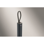 Powerbank van gerecycled aluminium met kabel, 5.000mAh kleur marineblauw foto bekijken derde weergave