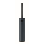 Powerbank van gerecycled aluminium met kabel, 5.000mAh kleur marineblauw zevende weergave
