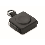 Uitschuifbare kabel met sleutelhanger, USB-C snelladen 100W kleur zwart tweede weergave