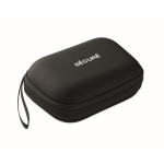 3-in-1 noodkit met AM/FM-radio en ledzaklamp in koeltas kleur zwart hoofdweergave