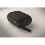 3-in-1 noodkit met AM/FM-radio en ledzaklamp in koeltas kleur zwart foto weergave