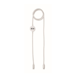 USB-C-kabel met oplaadfunctie voor smartwatch kleur wit weergave met bedrukking