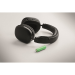 Draadloze hoofdtelefoon met hoofdband, handsfree en oplaadbaar kleur zwart foto bekijken zevende weergave