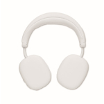 Draadloze hoofdtelefoon met hoofdband, handsfree en oplaadbaar kleur wit derde weergave