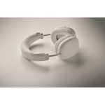 Draadloze hoofdtelefoon met hoofdband, handsfree en oplaadbaar kleur wit foto bekijken vijfde weergave