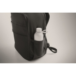 Waterafstotende nylon reissrugzak met meerdere vakken 20 L kleur zwart foto bekijken vierde weergave