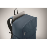 Waterafstotende nylon reissrugzak met meerdere vakken 20 L kleur blauw foto bekijken derde weergave