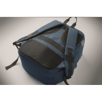 Waterafstotende nylon reissrugzak met meerdere vakken 20 L kleur blauw foto bekijken vijfde weergave
