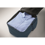 Waterafstotende nylon reissrugzak met meerdere vakken 20 L kleur blauw foto bekijken zesde weergave