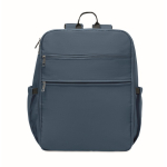 Waterafstotende nylon reissrugzak met meerdere vakken 20 L kleur blauw achtste weergave