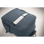 Waterafstotende nylon reissrugzak met meerdere vakken 20 L kleur blauw foto bekijken achtste weergave