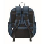 Waterafstotende nylon reissrugzak met meerdere vakken 20 L kleur blauw negende weergave