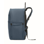 Waterafstotende nylon reissrugzak met meerdere vakken 20 L kleur blauw