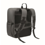 Waterafstotende nylon reissrugzak met meerdere vakken 20 L kleur donkergrijs tweede weergave