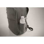 Waterafstotende nylon reissrugzak met meerdere vakken 20 L kleur donkergrijs foto bekijken vierde weergave