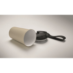 Thermische beker met handvat en lekvrije sluiting 400 ml kleur beige foto bekijken derde weergave
