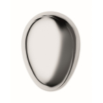 Haarborstel van kunststof en aluminium met ontklitfunctie kleur glanzend zilver vijfde weergave
